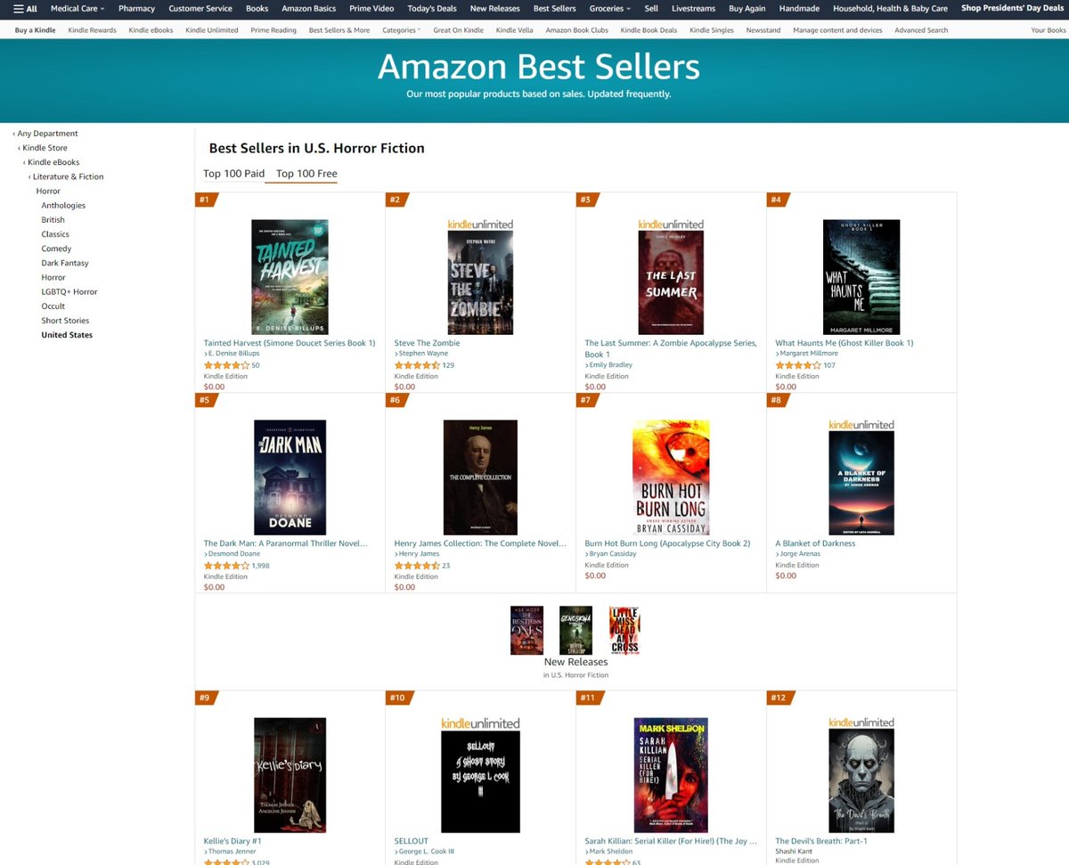 HorrorNotes's tweet photo. Look whose book is #10 in the US Horror Fiction category! Get you free copy of SELLOUT, A Ghost Story for #Kindle  here: https://t.co/H6BdgnKqn2 #kindlebook #Horror #paranormal #ghost #ShamelessSelfPromo #AuthorsOfTwitter #authorcommunity https://t.co/zBDSbqGXVo