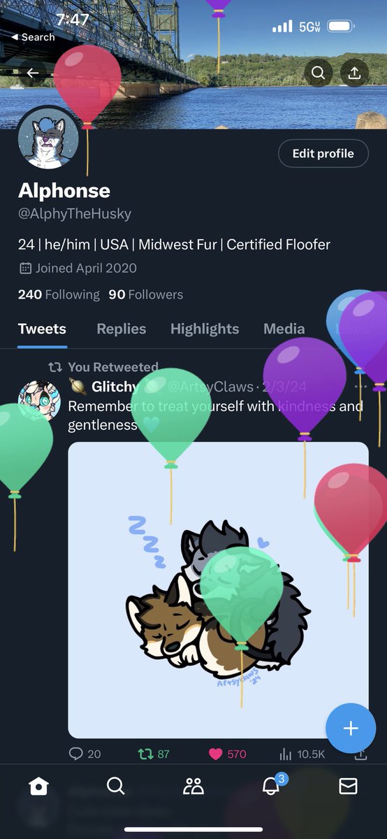 AlphyTheHusky's tweet photo. The big quarter century. Honestly surprised I got here 😅😅 
Here’s to another 🥂 https://t.co/8EWYuDRErJ