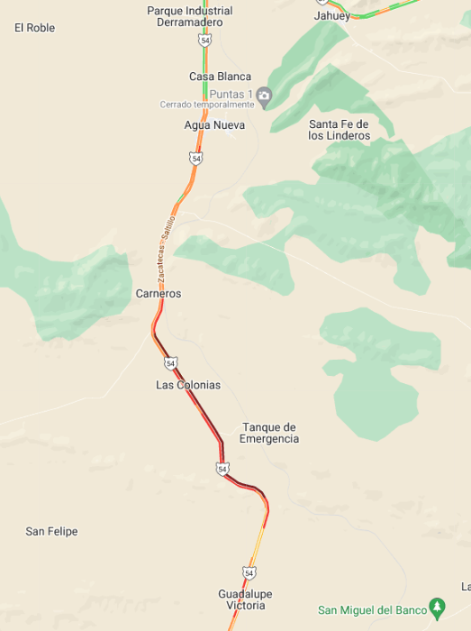 M_Neyno's tweet photo. @GN_Carreteras @CAPUFE Buenas noches, me podrían apoyar si tienen información de algún accidente o bloqueo en la zona por favor. https://t.co/VLTV5lY4PF