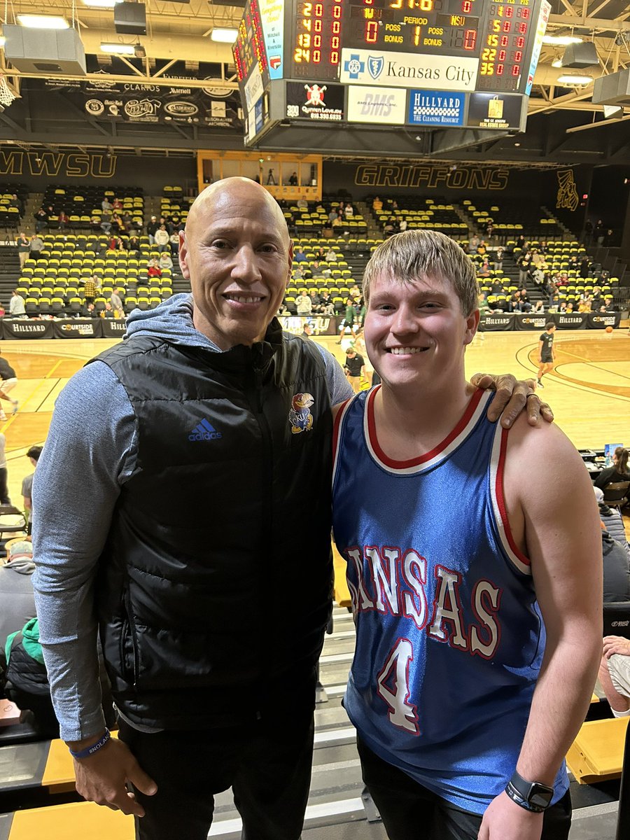 Not often you get to meet one of the best to ever do it, especially in small towns <a href="/fq212/">Coach Q</a> <a href="/KUHoops/">Kansas Men’s Basketball</a>