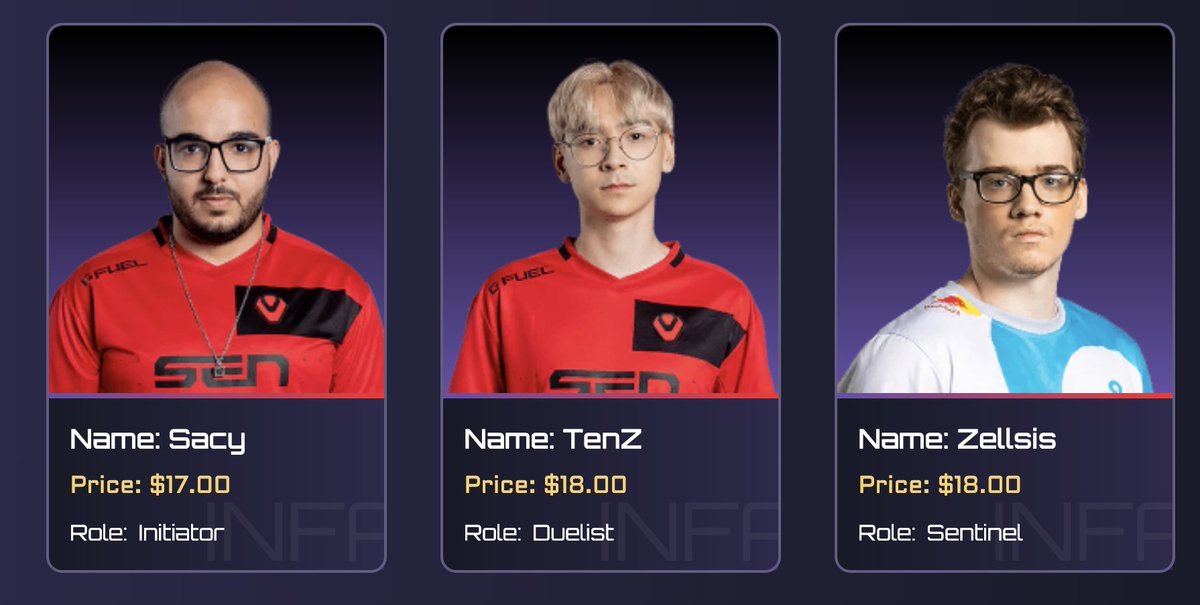 It's Fantasy Time! 🕑

Our first tournament for the year for #VCTAmericas is OPEN!  

Build your team and submit on discord!  infamy.gg/valorant/tourn… 

#VCT #valorant #esports