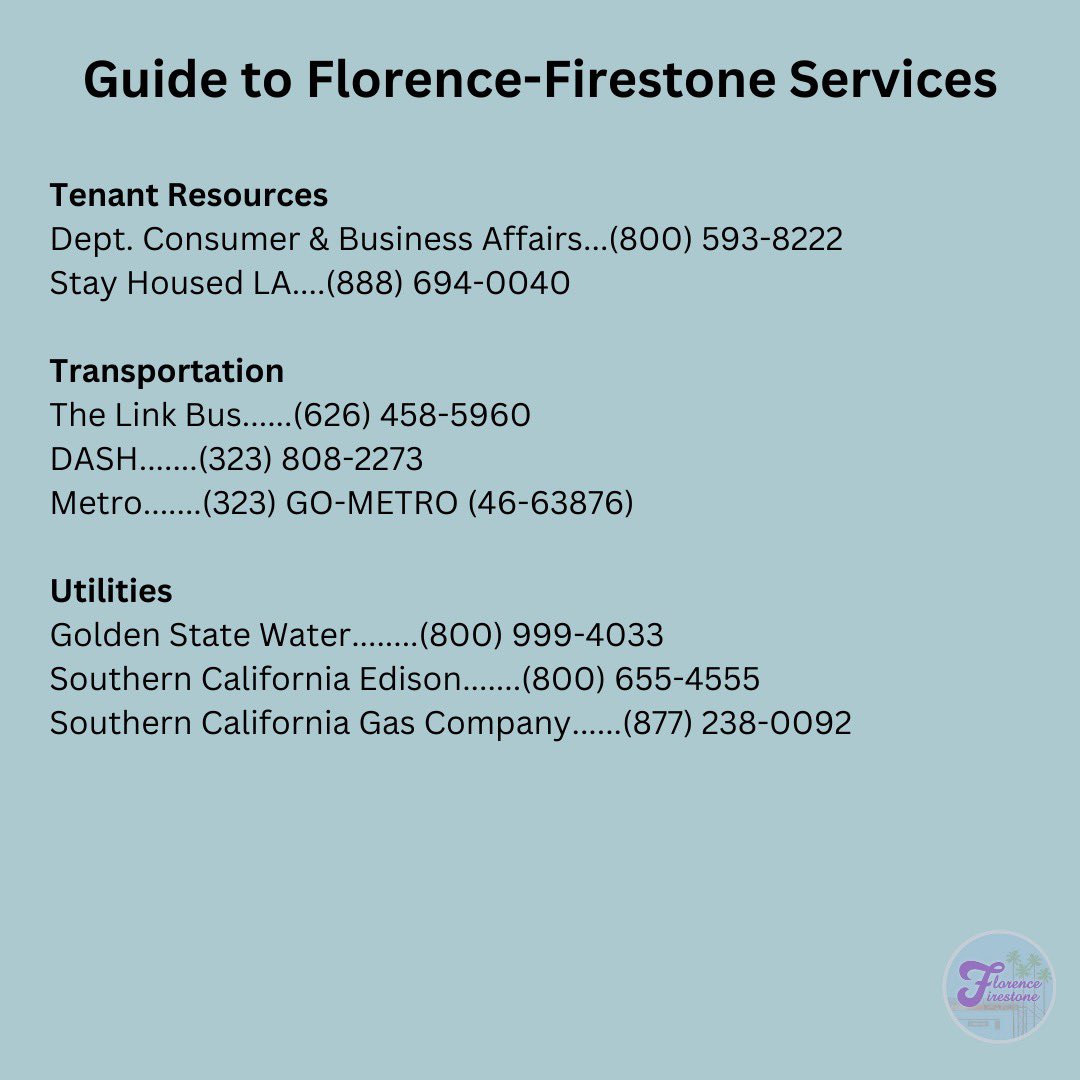 florencefiresto's tweet photo. For more information, click the link in our bio: “Guide to Municipal Services in Unincorporated LA County.” https://t.co/PZGR2HsJC2