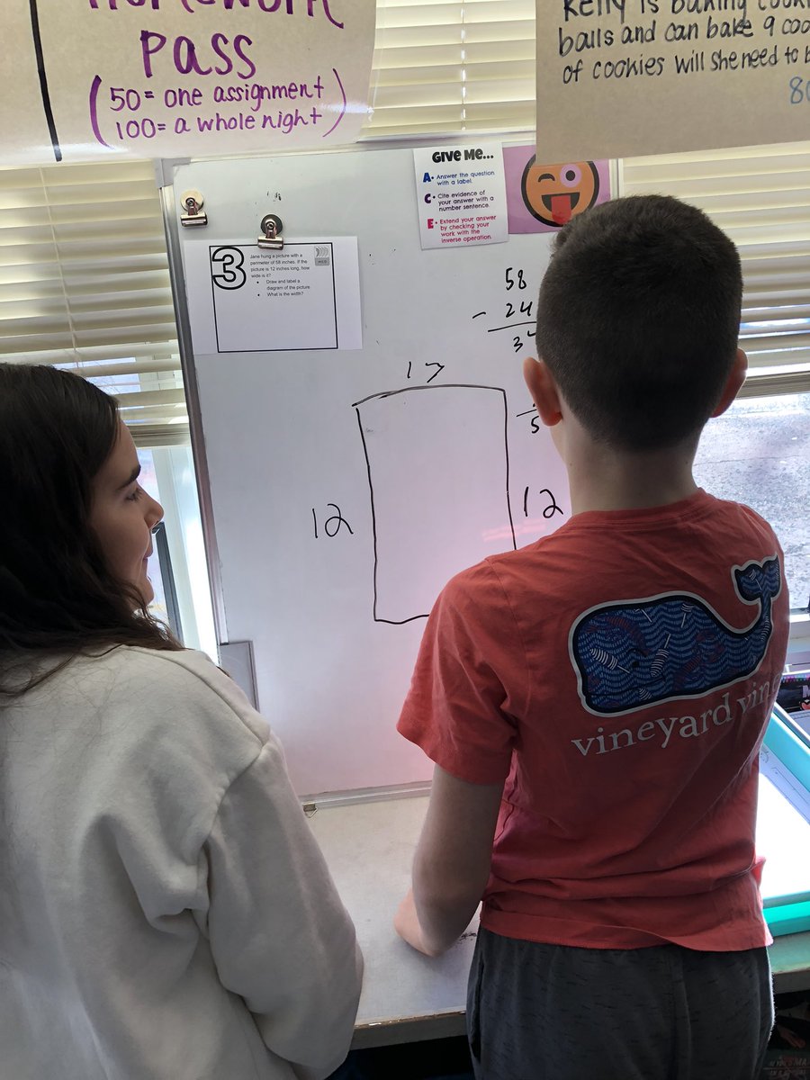 seibertd94's tweet photo. Thin slicing perimeter with missing side lengths in @BrexMs 4th grade class @LincroftSchool. Students were begging for spicier problems. Thanks for the template @drMi and inspiration @pgliljedahl. #MTPSpride #Buildingthinkingclassrooms https://t.co/wgklWU3osC