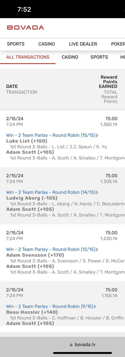 pwallace0912's tweet image. Not a bad first round for everyone over at @4DeepBets_ , get ready to lock and load for round 2 of the #GenesisOpen and let’s have another big #pga week
#sportsbettingpicks #GamblingTwitter