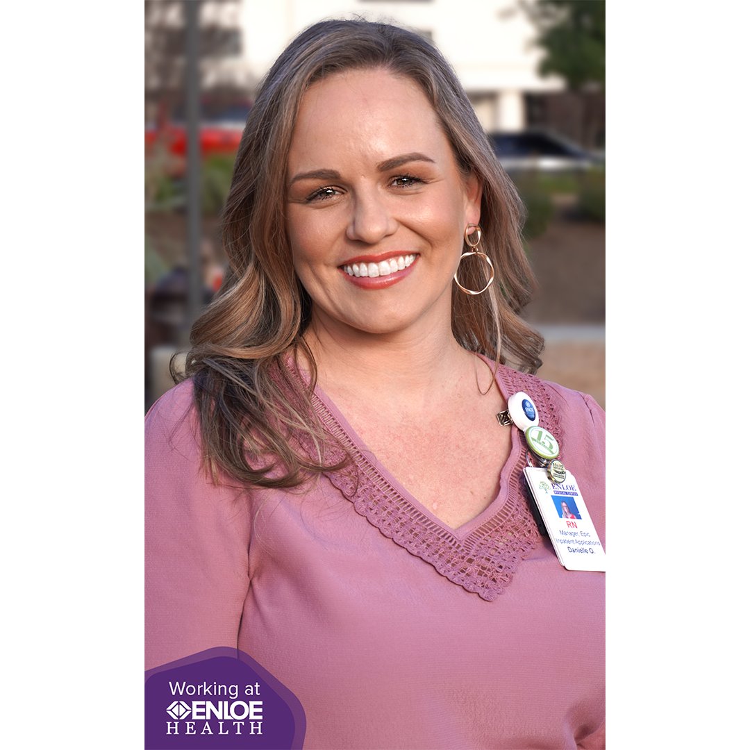 “Enloe sincerely cares about its community. I am proud to be a part of it all and can’t imagine working anywhere else!”

– Danielle Olszewski, Manager of Epic Inpatient Clinical Applications #WorkingatEnloe

Interested in joining Enloe Health? Visit enloe.org/careers.