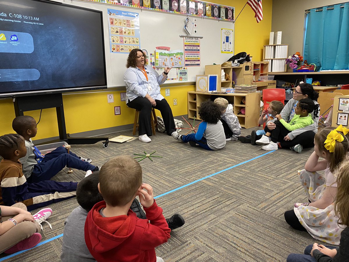 We love our partnership with the Johnson County Public Library. Thanks for coming over and reading to us again! <a href="/JCPLIN/">Johnson County Public Library - Indiana</a> <a href="/YOUR_CPCSC/">Clark-Pleasant Community School Corp.</a>