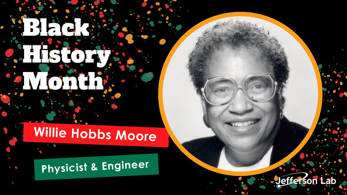 JLab_News's tweet image. #BlackHistoryMonth spotlight: Dr. Willie Hobbs Moore, the first African American woman to earn a physics doctorate! Not only did she break barriers, but she also championed STEM education for minorities. #BlackInStem