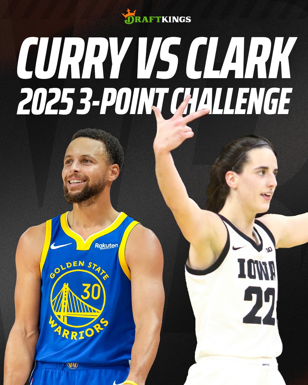 DraftKings Sportsbook on X: &ldquo;Steph Curry vs. Caitlin Clark - next 