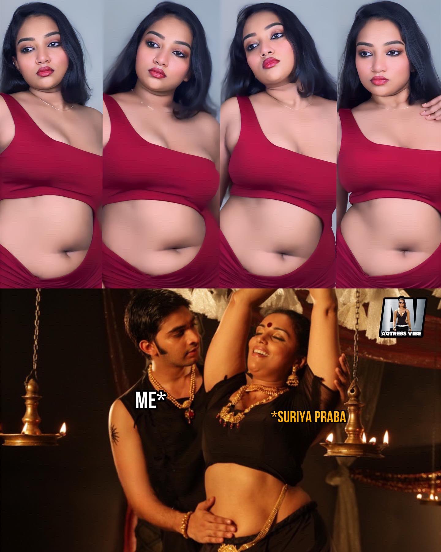 MMC EDITS в X: „“Thoppul Enna Kaati Vecha Theppakolama” suits her !!  SuriyaPrabha ActressVibe MMCEdits t.coSEKGXOXidJ“  X