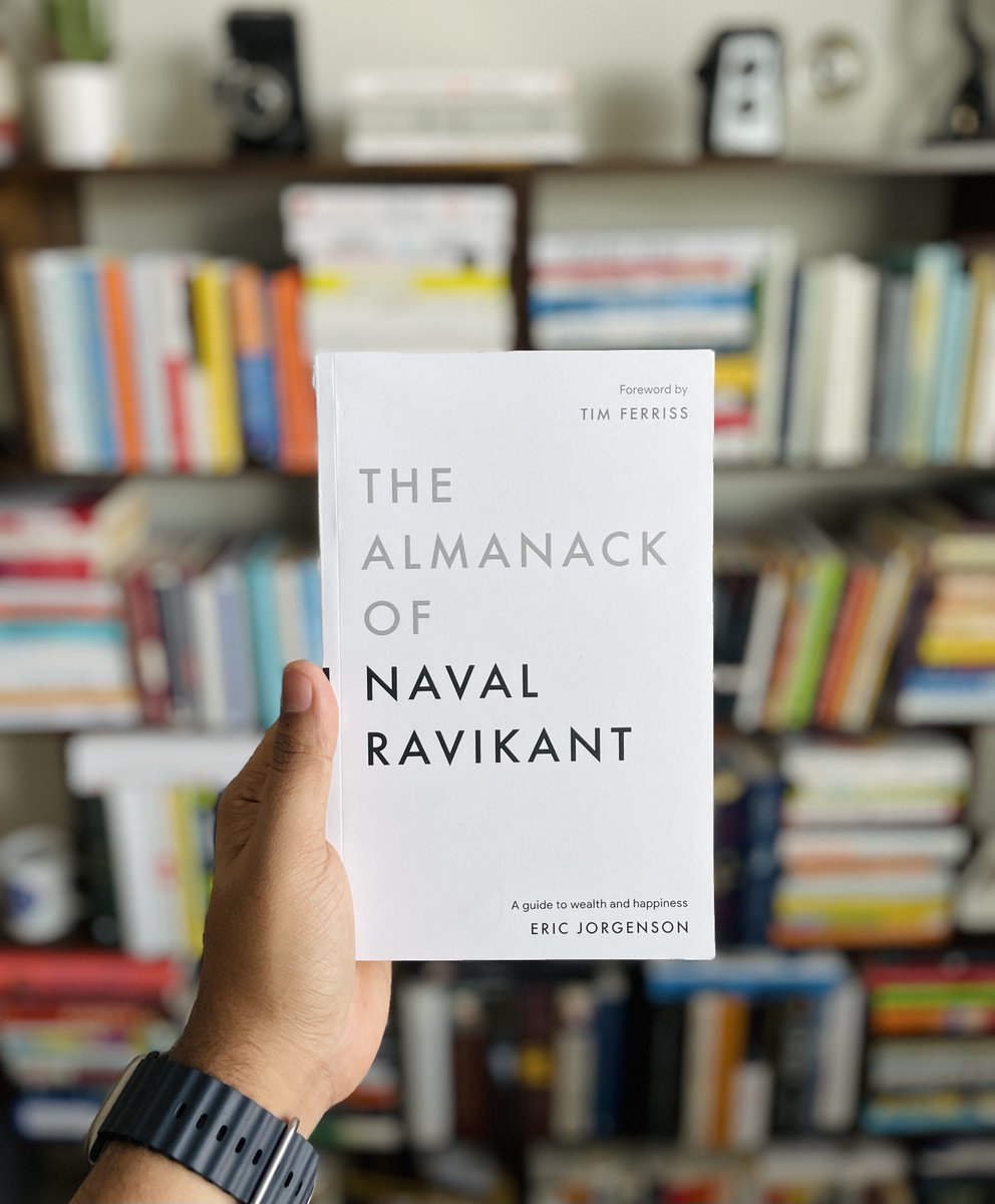 readswithravi's tweet image. It is important to re-read the best books again because wisdom meets you where you are at.
10 Books Worth Reading and Rereading Again 🧵
1) The Almanack of Naval Ravikant by Eric Jorgenson