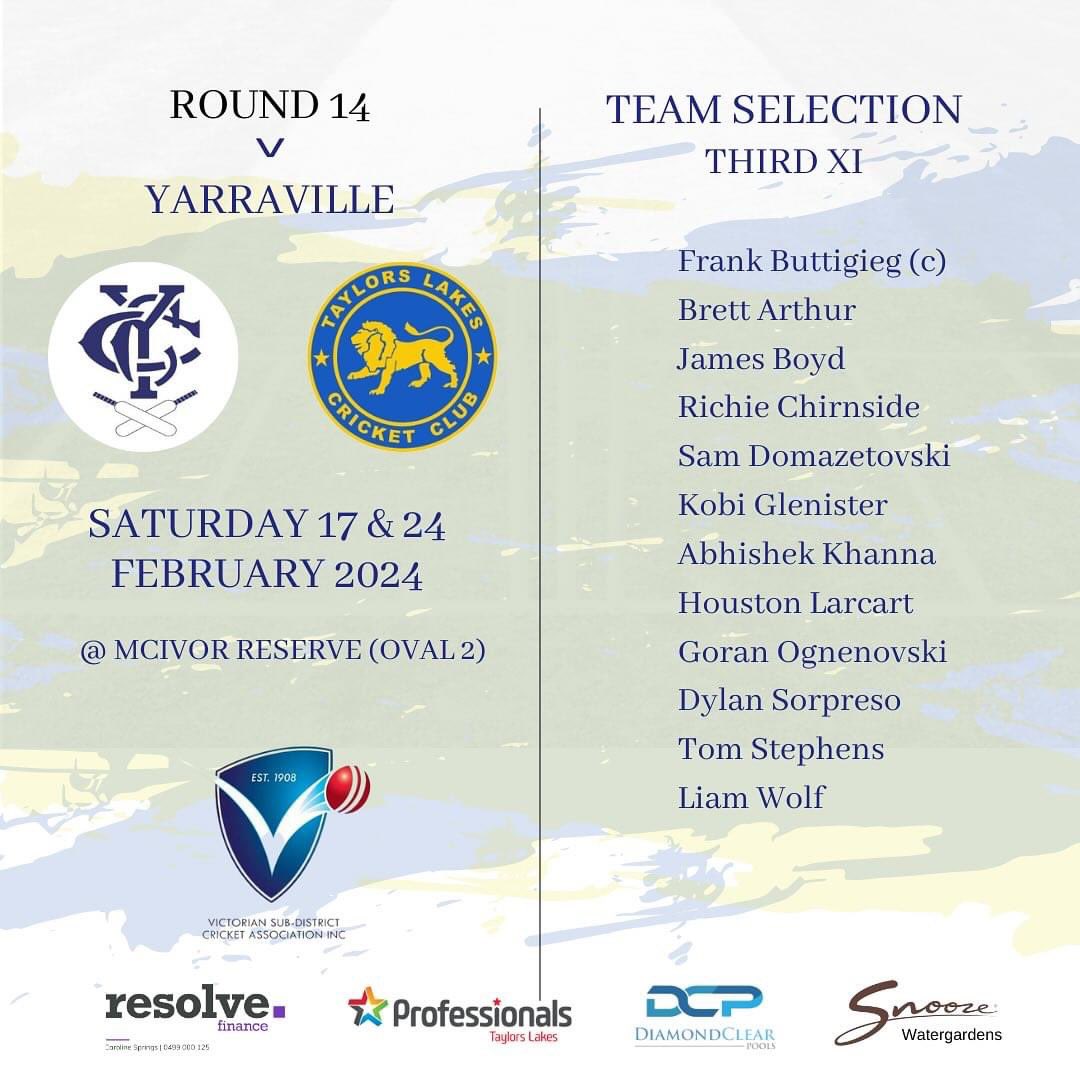 Taylors Lakes CC tweet media