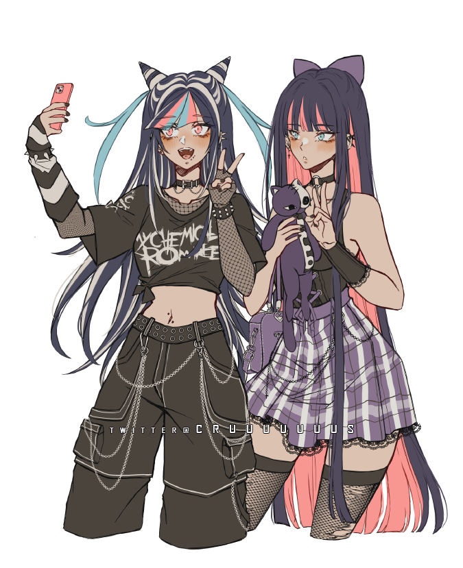 Cruuuuuuus's tweet photo. Ibuki &amp; Stocking 🥺💜 https://t.co/AqTXY6poLd