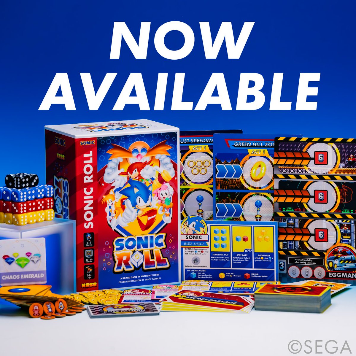 Kess_Ent's tweet image. GOTTA GO FAST! The Sonic Roll tabletop game is now available at Barnes &amp;amp; Noble! 🦔💨 Search Sonic Roll on the B&amp;amp;N website to snag it!

DM us or mention us in your posts on social media to let us know where you find Sonic Roll in the wild!