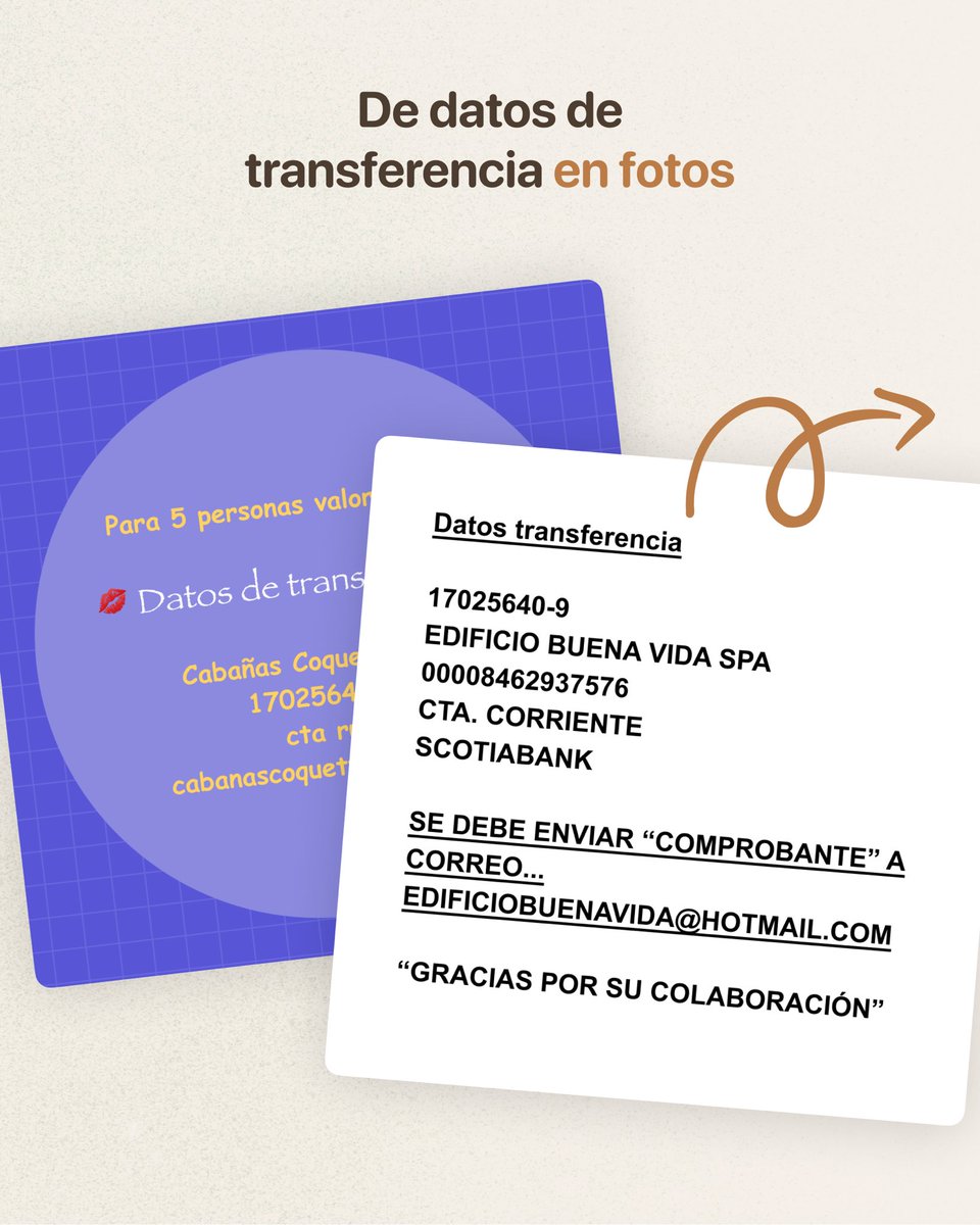 laurasideral's tweet photo. FINALMENTE, para todos esos datos bancarios en fotos, papeles, escondidos en mensajes largos, o simplemente en formatos extraños…

✨ CHAUCHA ✨

Mi nueva app. Hecha con mucho cariño para quien la necesite en su vida 🖤

Ya disponible en el App Store 📲
https://t.co/VgklV3lCF8 https://t.co/3UH1xaKeeo