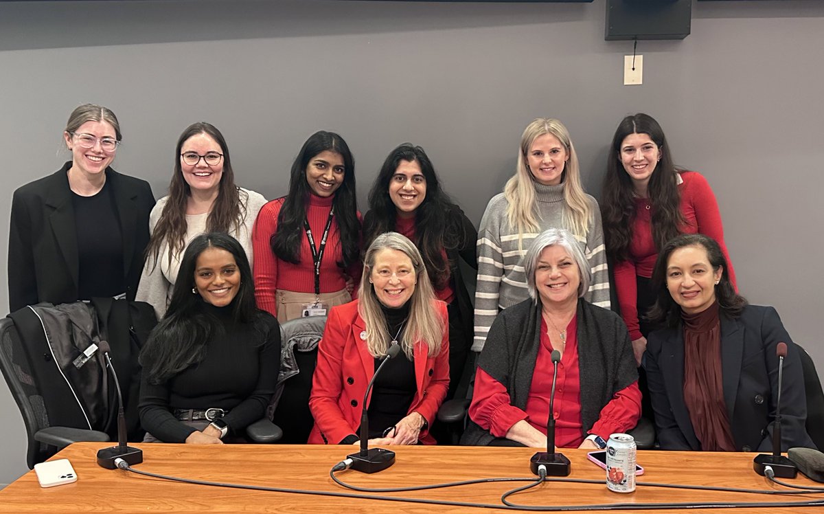 It was such a pleasure, and honour to meet with our <a href="/DalMedSchool/">DalMedSchool</a> <a href="/DalhousieU/">Dalhousie University</a> <a href="/research_dal/">Department of Medicine (DoM) Research</a> <a href="/DalScience/">Dalhousie Science </a> students to discuss:
✔️cardiovascular 🫀 health and disease in women 
✔️being a woman in CV science
<a href="/KellsCathy/">Cathy Kells</a> <a href="/PriyaKoilpillai/">Priya Koilpillai, MD</a> @ceiligh67 #HerHeartmatters #WearRedCanada