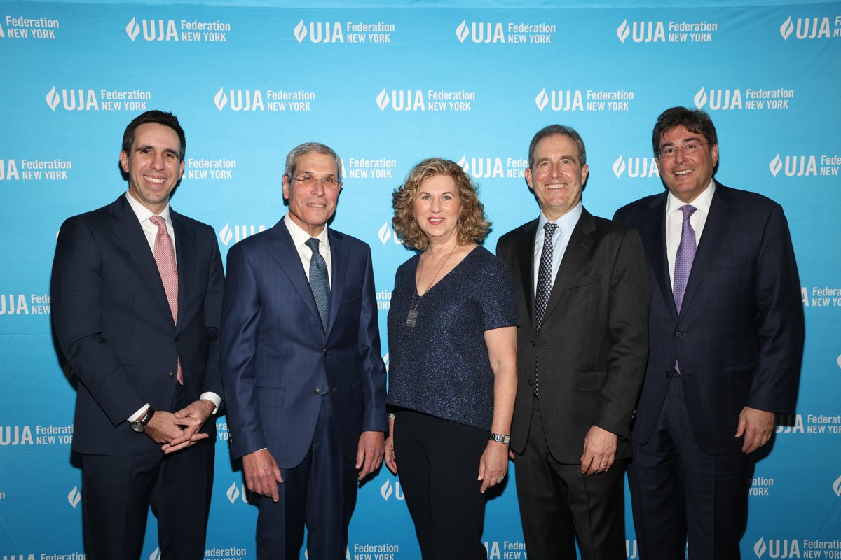 Congratulations again to our honorees, Barry M. Wolf of @WeilGotshal and Adam L. Shpeen of @DavisPolkReg. Thank you for your philanthropic and professional leadership. L-R: Adam Shpeen; Joseph Shenker, UJA Lawyers Chair; Linda Mirels, President; Barry Wolf; Eric Goldstein, CEO.