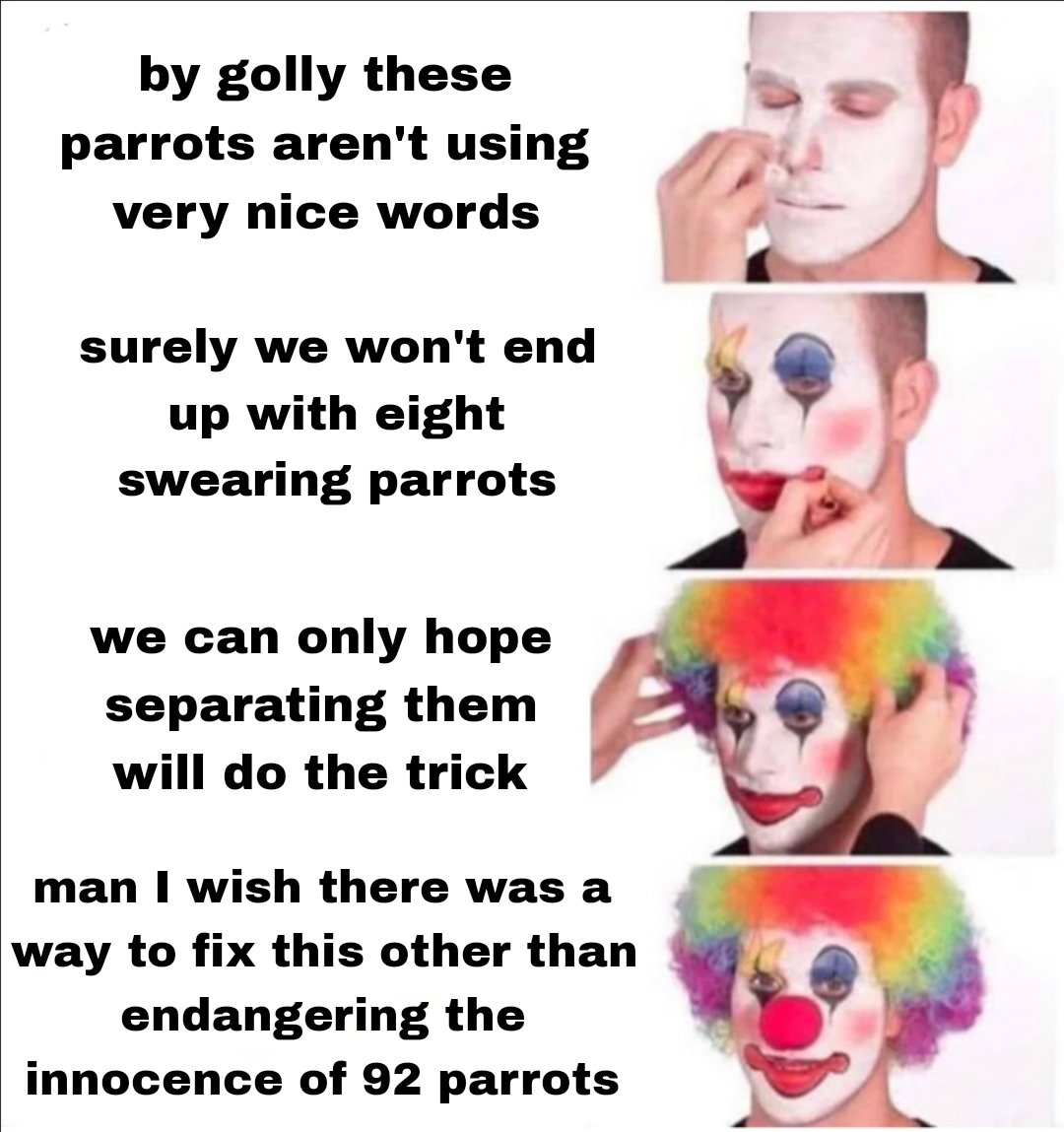 holypostmemes's tweet photo. i can only imagine this is how the conversation went... https://t.co/S3x9KKd5yi
