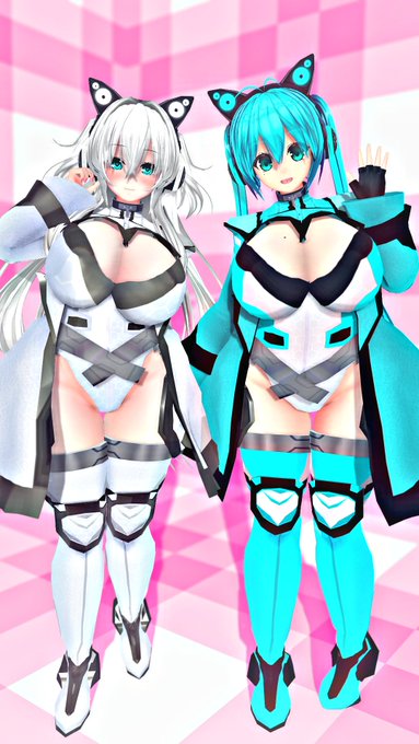 うちのこエステルちゃんとよそのこミクネちゃん
よく借りてます(いつもありがとう #COM3D2 