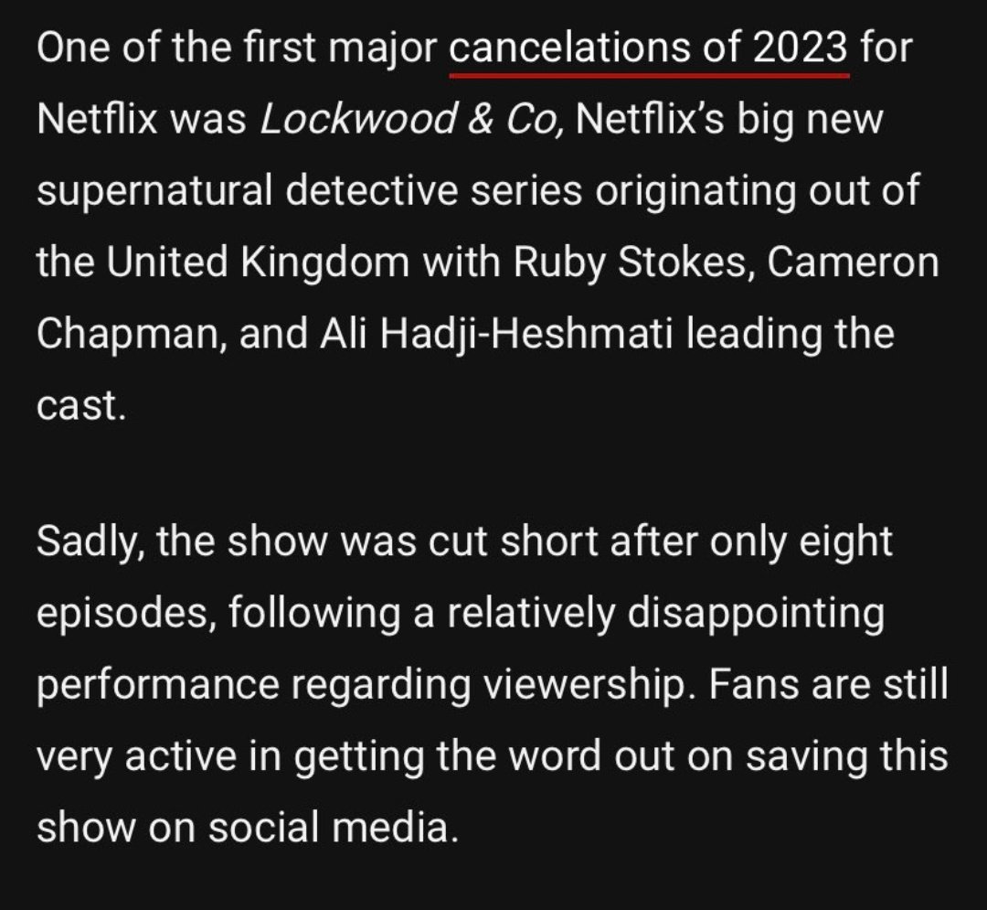 anniesads_'s tweet photo. "dissappointing performance" don't even go there- it's the fourth most watched tv show in the UK and it wasn't properly promoted all over the world #SaveLockwoodamdCo https://t.co/cVfNaUx9wm