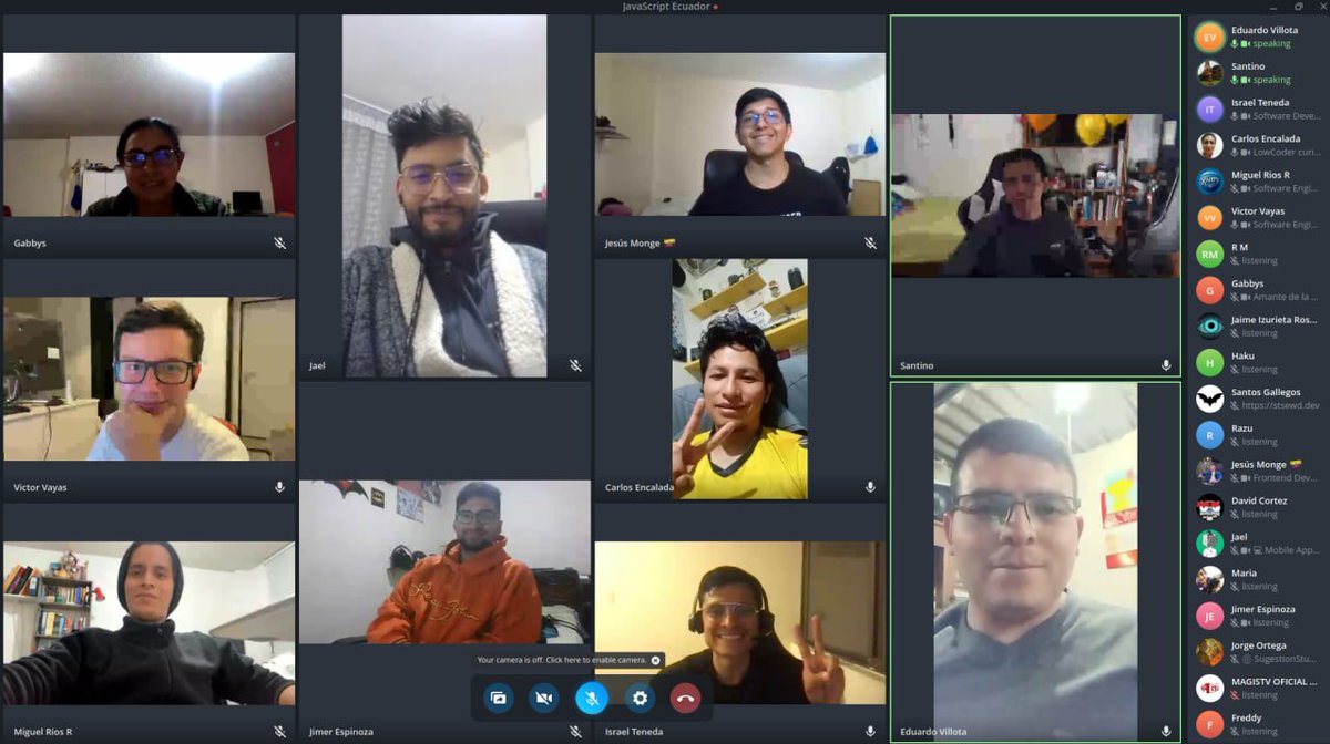 🚀Hoy, como cada jueves, tuvimos nuestra reunión de comunidad. 

📌Hablamos sobre las responsabilidades tributarias para desarrolladores de software.

👉Si te interesa saber de este y otros temas, únete a la comunidad en t.me/javascriptecua…