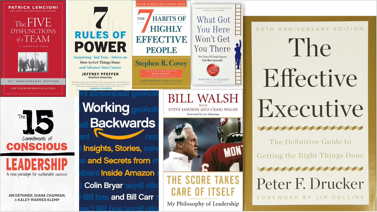 Book list for senior managers: