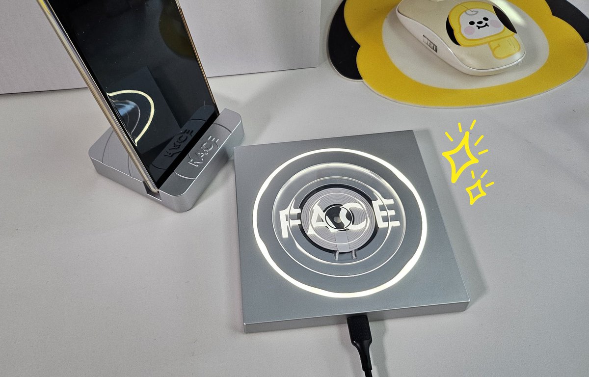 Jimin FACE - MERCH BOX 14 Revealed! 🤍 Wireless Charger 🤍 Mobile