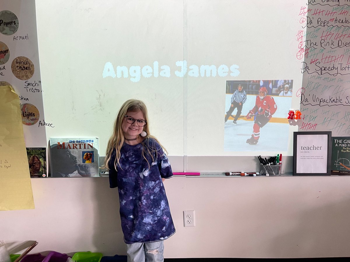 MTL_CS_Depetris's tweet photo. Celebrating Black History Month with research projects and presentations!
#ThirdGradeThinkers
#CSTogetherIsBetter
#YearOfDetermination https://t.co/YdbxS5OXFY