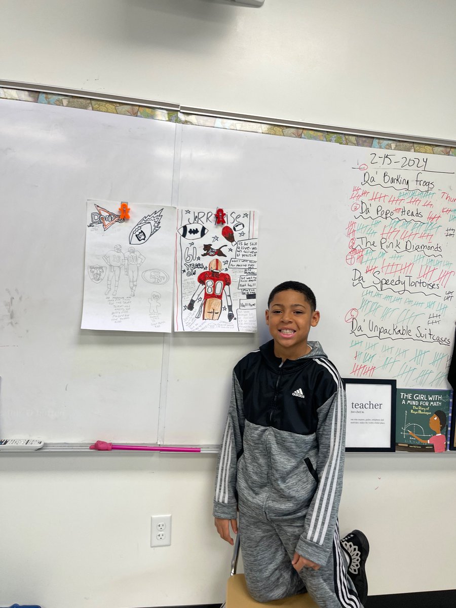 MTL_CS_Depetris's tweet photo. Celebrating Black History Month with research projects and presentations!
#ThirdGradeThinkers
#CSTogetherIsBetter
#YearOfDetermination https://t.co/YdbxS5OXFY