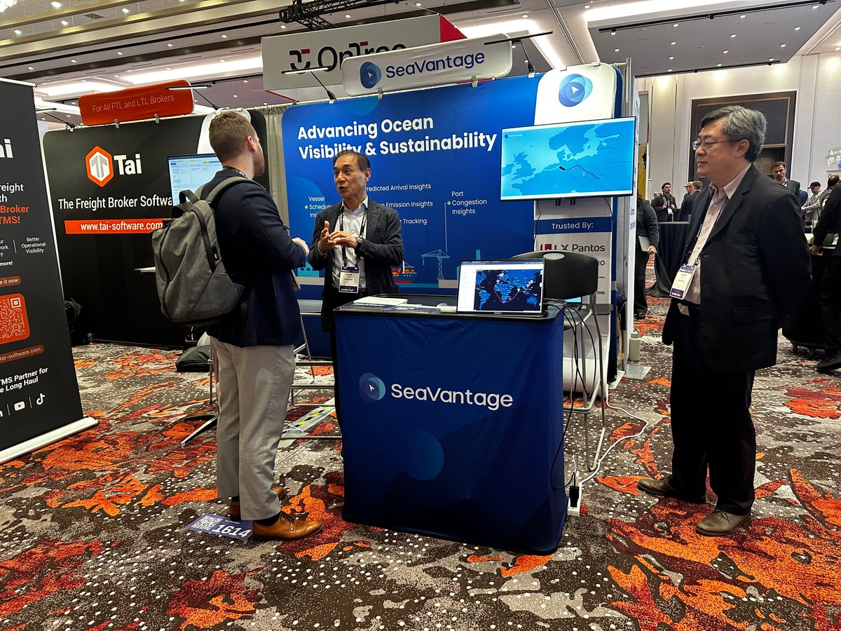 SeaVantage's tweet photo. A heartfelt shoutout to everyone who met with us &amp; visited our booth

Let's continue the conversation and work together to drive sustainability and growth in your business.

#Manifest2024 #CarbonEmissionReduction #Sustainability #ThankYou #Teamwork #GreenTech https://t.co/JJ8jYK1taD
