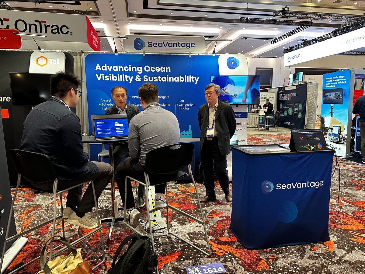 SeaVantage's tweet photo. A heartfelt shoutout to everyone who met with us &amp; visited our booth

Let's continue the conversation and work together to drive sustainability and growth in your business.

#Manifest2024 #CarbonEmissionReduction #Sustainability #ThankYou #Teamwork #GreenTech https://t.co/JJ8jYK1taD