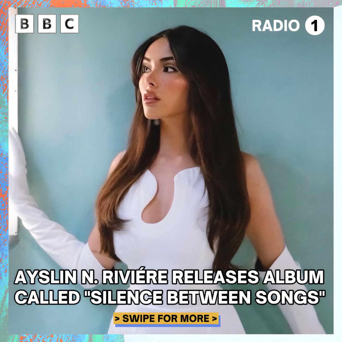 © #BBCRadio1RP › 𝗡𝗲𝘄 𝗔𝗹𝗯𝘂𝗺!

𝗔𝘆𝘀𝗹𝗶𝗻 𝗡. 𝗥𝗶𝘃𝗶𝗲́𝗿𝗲 (@divinafeminite) album #SilenceBetweenSongsRP is now available. Hear all the tracks on Radio 1 on BBC Sounds 🎧