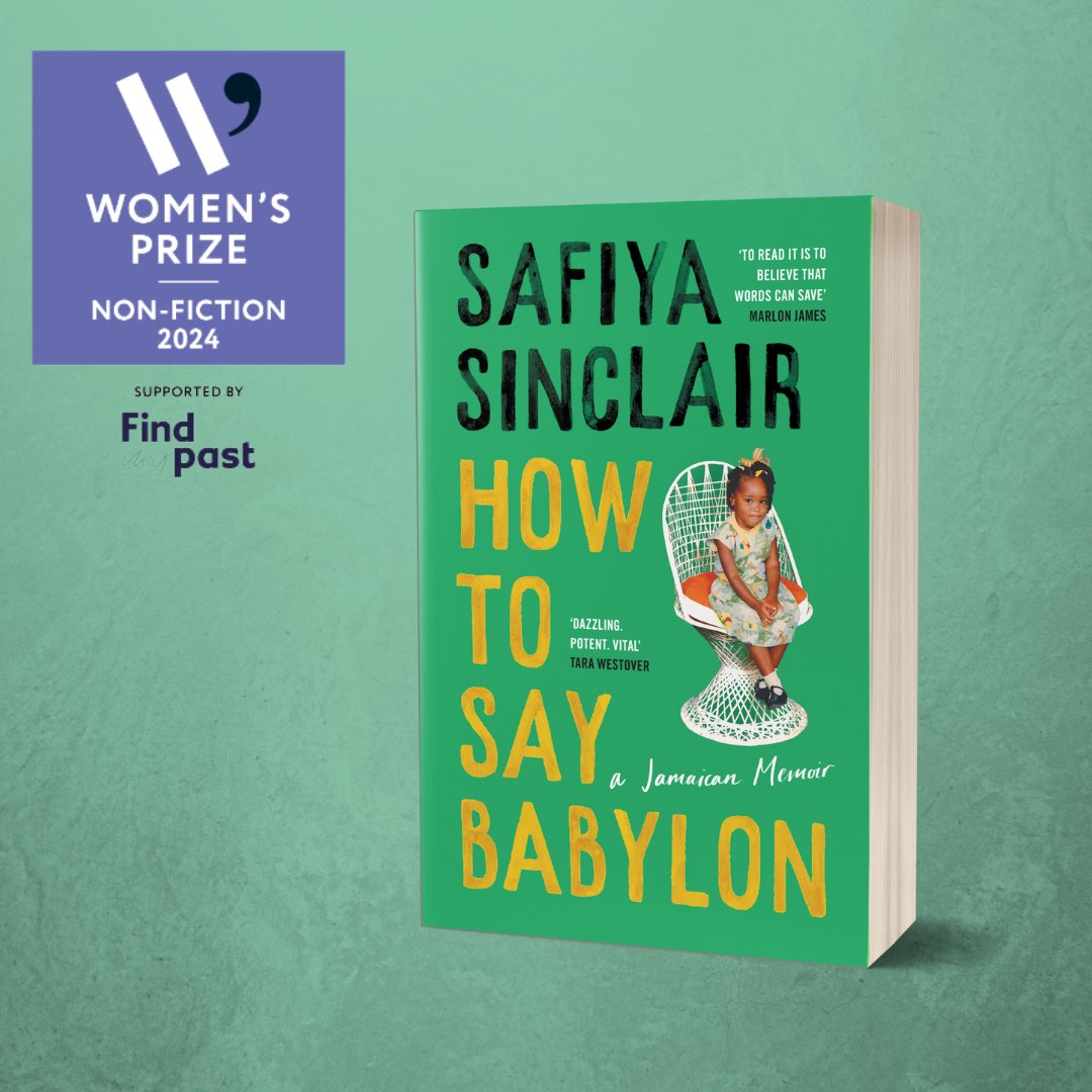 How to Say Babylon has been longlisted for the first Women's Prize for Non-Fiction. Congratulations @SafiyaSinclair!