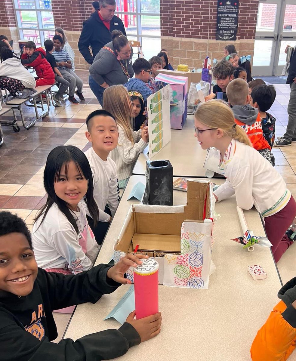 I am always amazed at the creativity and hard work that our students put in to get ready for their Third Grade Trash to Treasure Exhibit. #snydershares