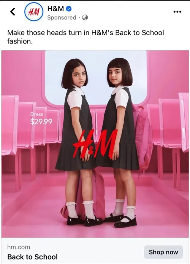 livedoornews's tweet photo. 【表現】「女児の性的対象化につながる」H&amp;Mの広告に批判殺到、削除し謝罪
https://t.co/HpApxXm6bs

1月にSNSユーザー向けに配信された広告が問題に。識者によると「どういう価値観を表現しているのか」が問われ、「性的に」描かれることではなく「性差別的に」描かれることが問題だという。 https://t.co/tSkT8dtLJd