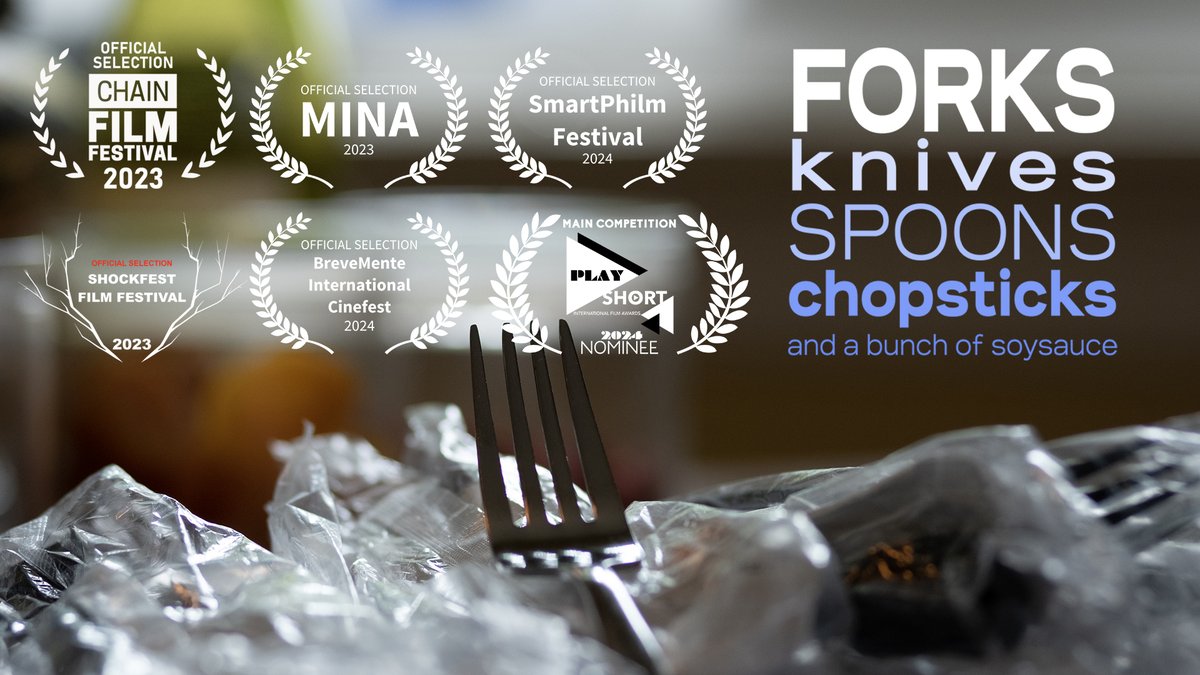 Excited to have "Forks" nominated for Best One-Minute Short in #PlayShortInternationalFilmAwards

See the full list of nominees here:
playshortawards.com/2024nominees