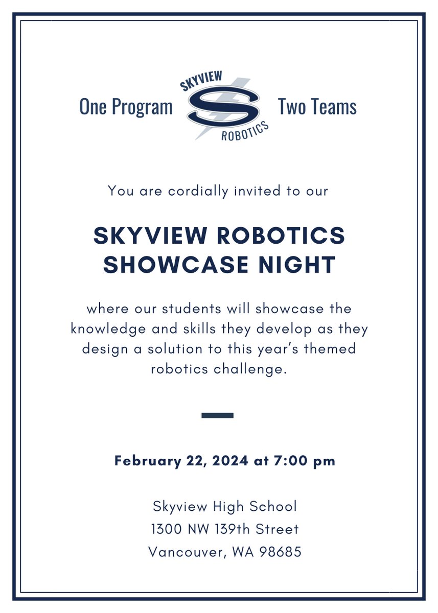 Skyview Robotics tweet media