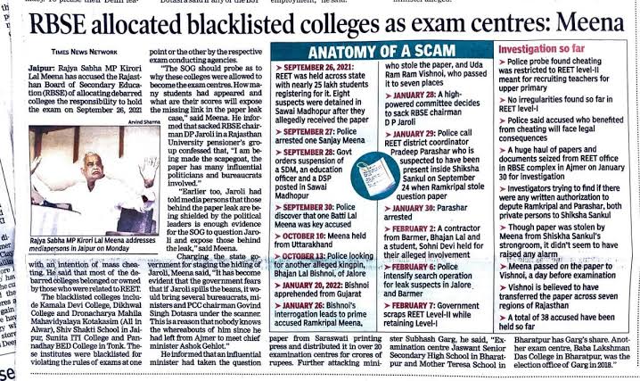 drmanishvadera's tweet photo. Now when RLD has joined NDA will @DrKirodilalBJP ji request for action against @ashokgehlot51 Sarkar Minister ?
Youth of Rajasthan is cheated omce again why is @narendramodi ji party @BJP4India @JPNadda @BhajanlalBjp ji promoting #PaperStole in Rajasthan
https://t.co/zAUTTUllYJ https://t.co/N1b6svvhL0