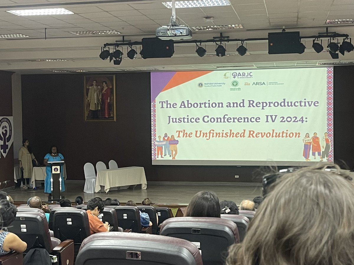 avassell's tweet photo. @asapasia  The Abortion and Reproductive Justice Conference IV 2024: The Unfinished Revolution in Bangkok, Thailand. Opening  Plenary is off to a start with centering abortion seekers at the top of the conference.  @SACReD_Repro https://t.co/nnqeRrcGoM