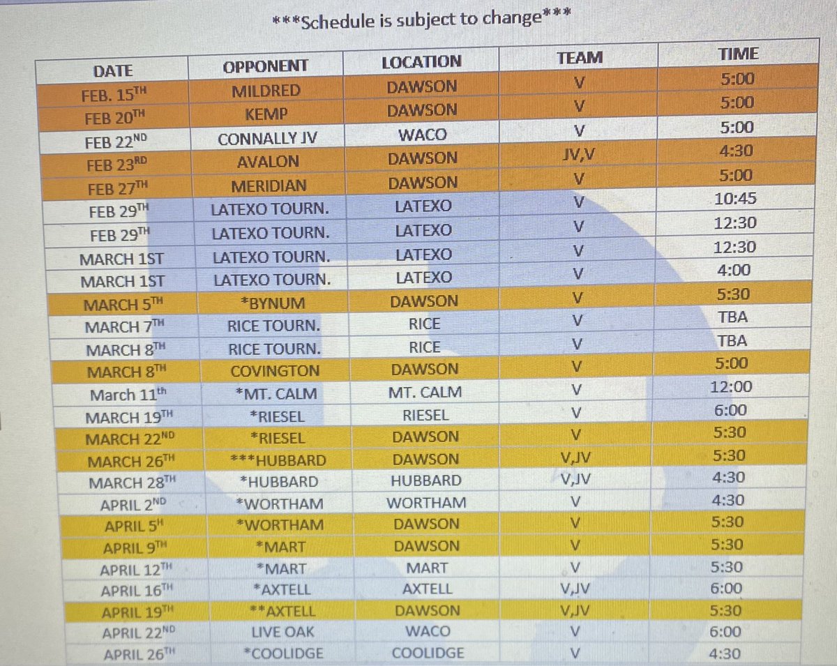 dawsonbaseball1's tweet photo. 2024 Dawson Baseball Schedule #DawgPound #WeWillWin https://t.co/9aNzRn7sQX