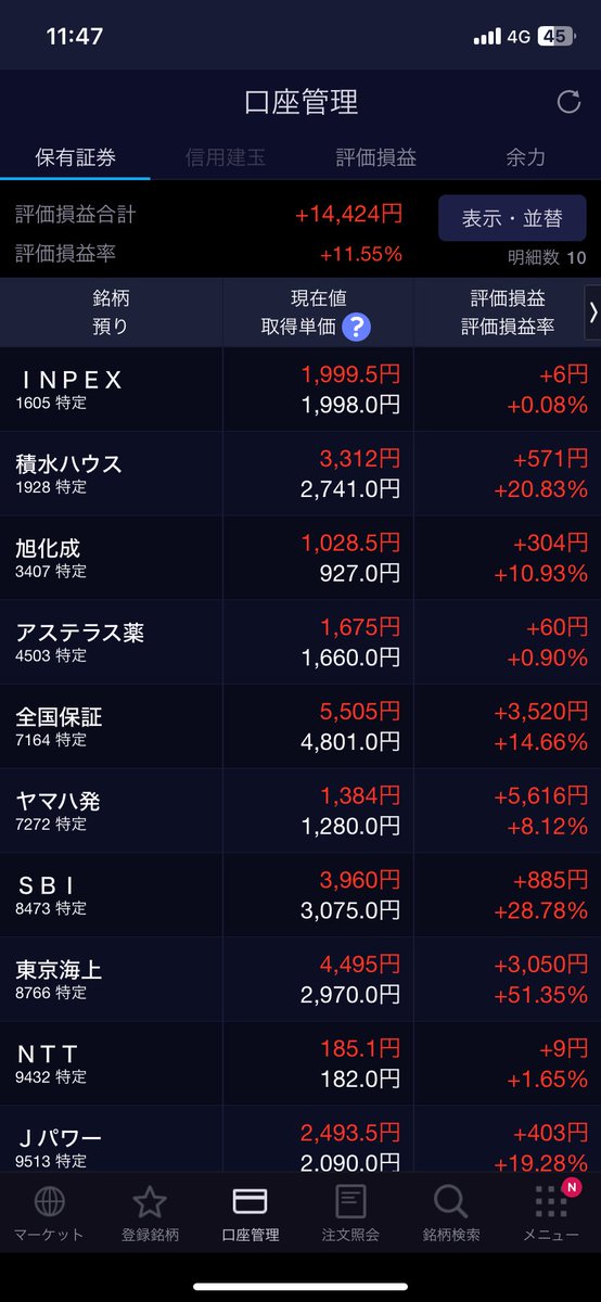 mcht98117's tweet photo. 少しづつ買ってる
【ずっと持ち続けたい高配当株】
10銘柄に。まだまだ分散ポートフォリオ作れてないけれど、できる範囲で頑張っていこう☺️ https://t.co/rz4M0PhPxU