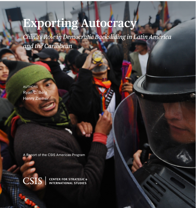 In this @CSIS audio brief on #China in #LatinAmerica, @HenryZiemer and I explain in just over three minutes the main takeaways of our latest report: “Exporting Autocracy: China’s Role in Democratic Backsliding in Latin America and the Caribbean.” Listen👇 open.spotify.com/episode/1Z6a6e…
