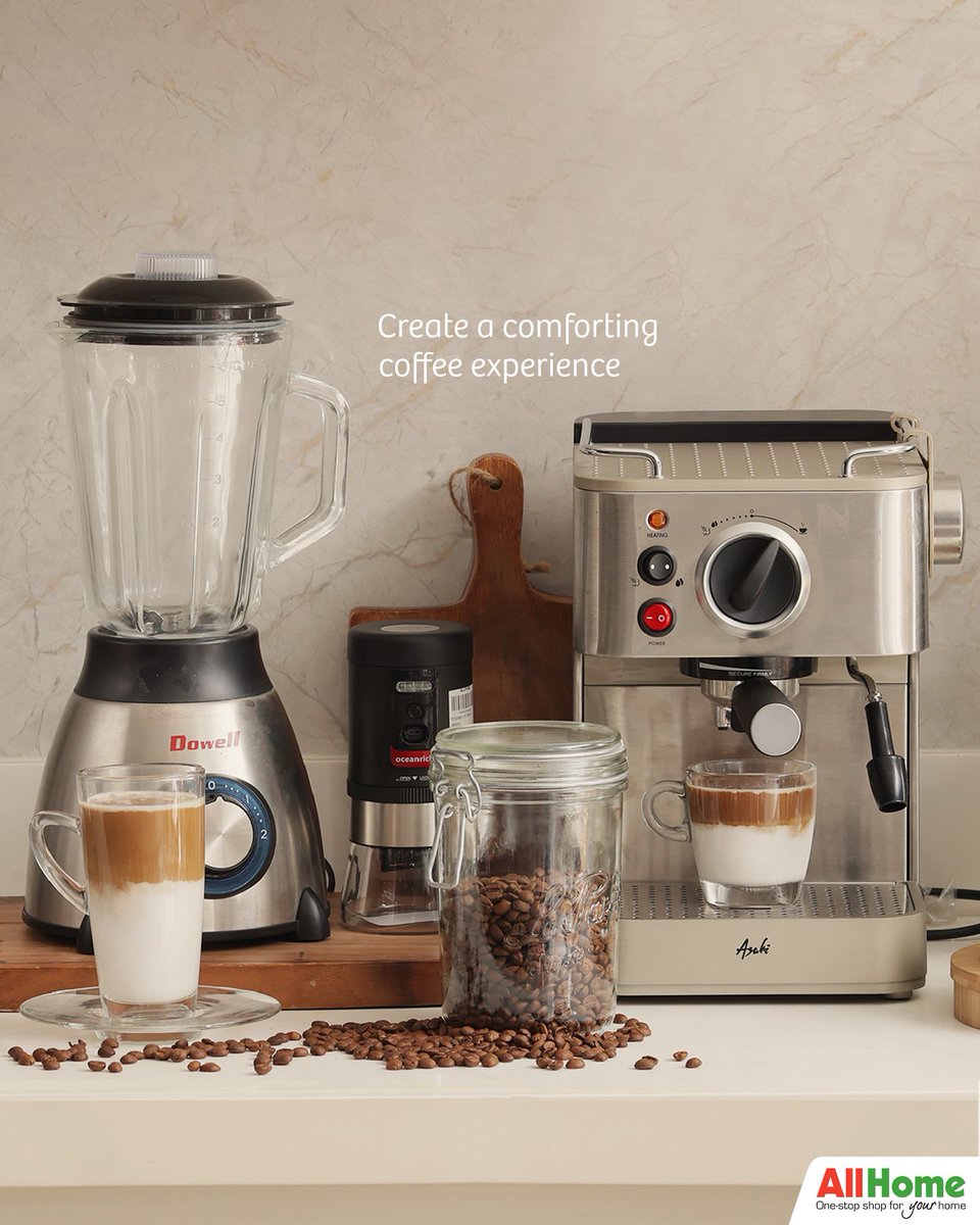 AllHomeOfficial's tweet photo. Create your own coffee haven at the comfort of your home. ☕️  Find all your coffee essentials and more from your nearest AllHome store or shop online at https://t.co/d3t4GGJYUF.

#CreateHome #AllHome #AllHereAtAllHome https://t.co/5UUOujXVU3