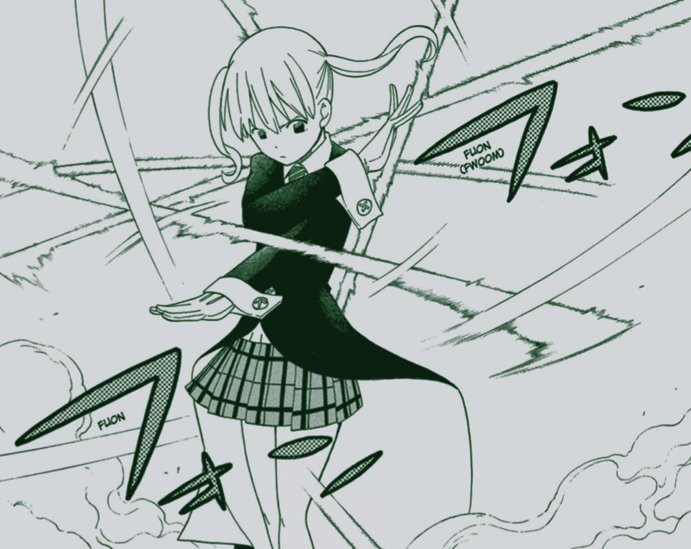 SoulRes0nance's tweet photo. ⠀⠀ 

 " To you, Soul Eater would be heavy as mjolnir and twice as hot to the touch,  but because our souls are linked I barely have to put any effort into swinging him around, he's light as a feather. "

⠀⠀ https://t.co/84fsnzhWix