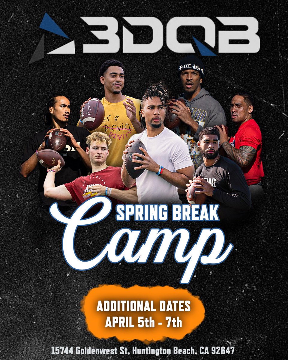 3dqb_SoCal's tweet image. Level up your game this Spring Break at 3DQB in Huntington Beach! Additional dates added for April 5th-7th. Secure your spot now!