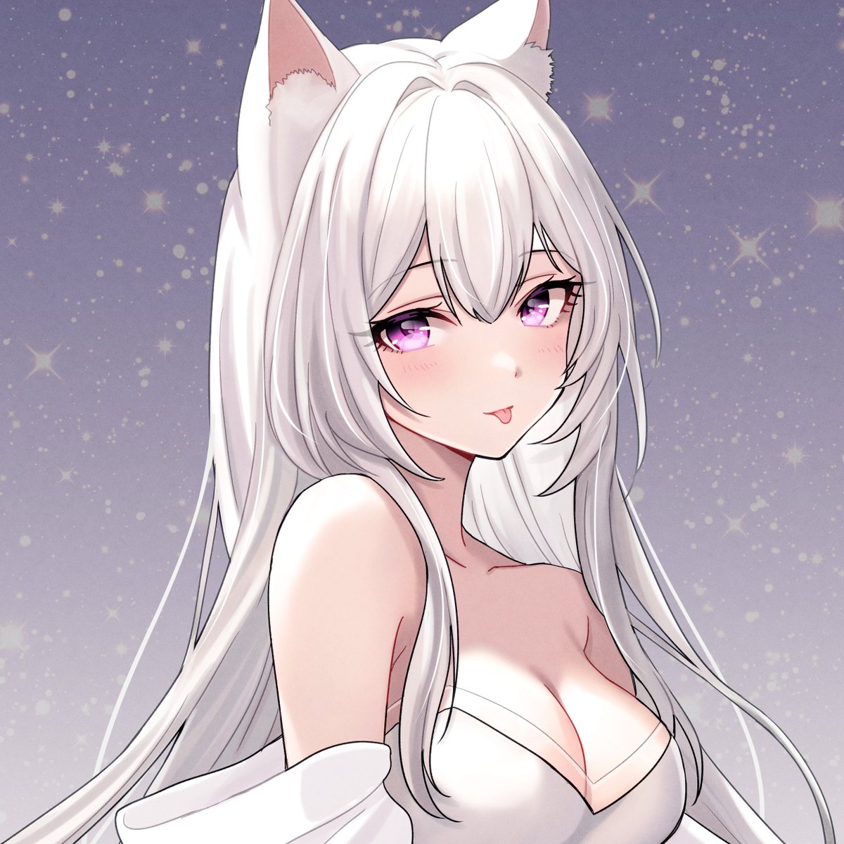 「本日夕方17時に白夜ちゃんのサプライズがありますよ～!楽しみにしていてもらえれば」|ポン太＊現在Skeb作業中！受付締め切りました。個人ご依頼受付もまだお休み中！のイラスト