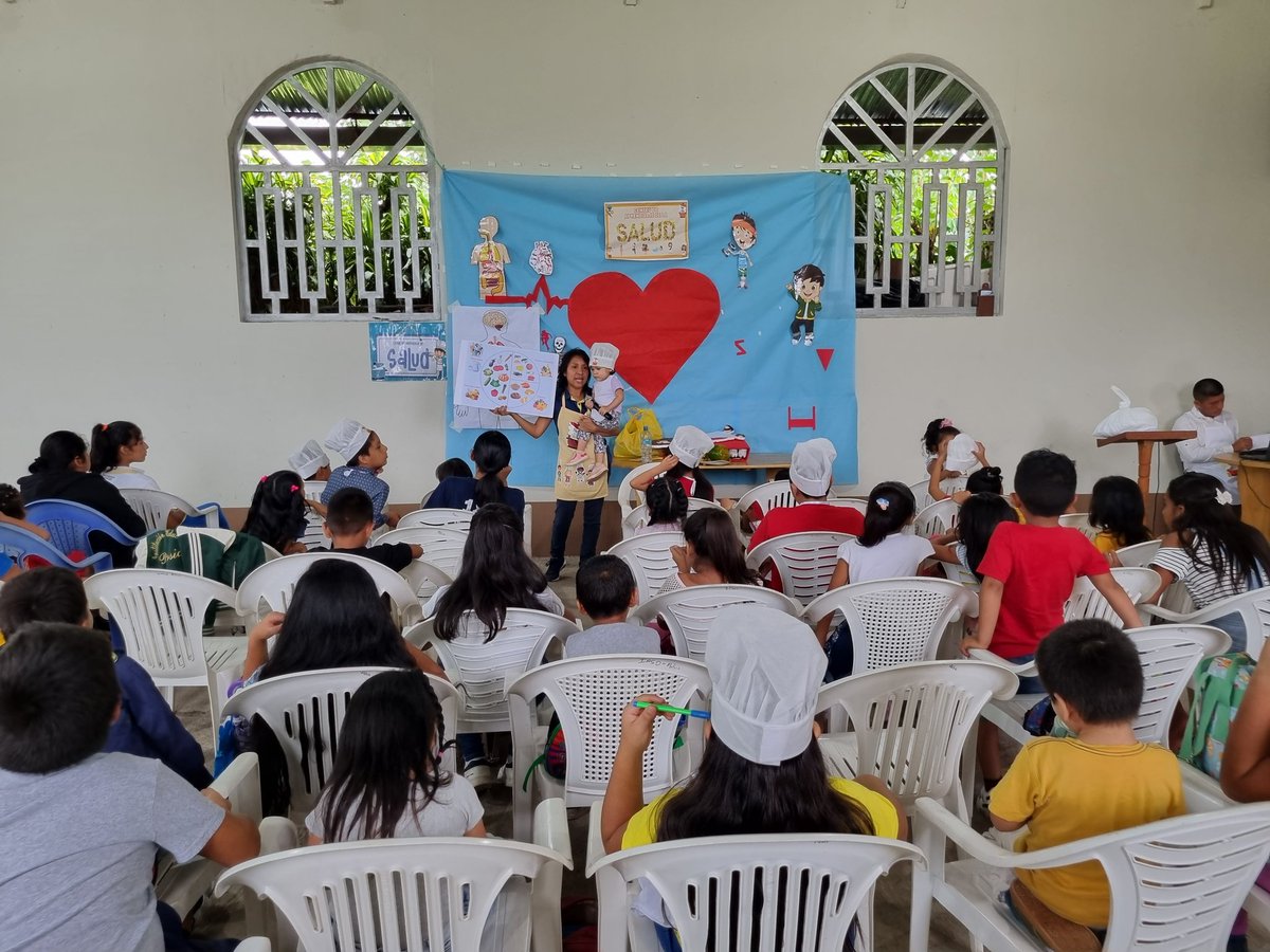 TarrilloDany's tweet photo. [ECV 2024 - IASD Posic]

En la #IASDPosic continuamos con la ECV 2024 #NiñosEnLaCocina donde cada día los niños aprenden más de Jesús y el cuidado de su salud. Que Dios siga bendiciendo a cada niño #Perú #MiNOP #UPN. https://t.co/i4zUjzgePF