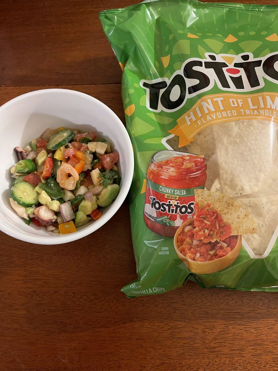 The_Rebsinator's tweet photo. Ceviche with shrimp, squid, and octopus 😎🥰🤩🥳😈 #chefrebs #homecook #ceviche #recoveryjourney #helpmeeatmyfood https://t.co/tFx5U1U3x5