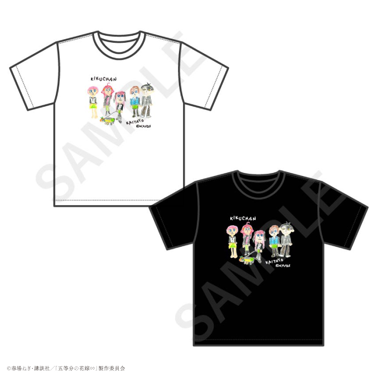 新商品 予約受付中】 『五等分の花嫁∽』より、菊ちゃんお絵描きT