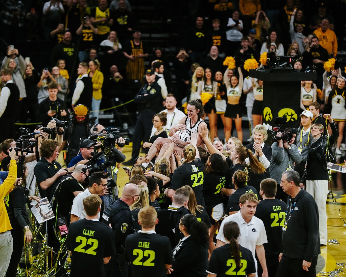 Unmatched. 

<a href="/CaitlinClark22/">Caitlin Clark</a> x #Hawkeyes