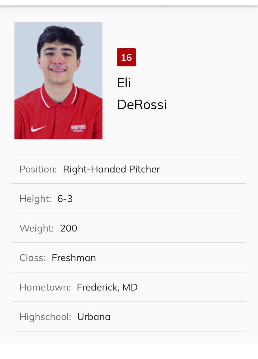 urbanabaseball's tweet photo. Best of luck to our former Hawks as they begin their college baseball season this month. So proud of these young men!!!
@Urbana_Hawks @UHS_FCPS @EliDeRossi21 @KeeganJ2023 @bcyagesh45 @gavinallanach https://t.co/4zaMNtKFaO